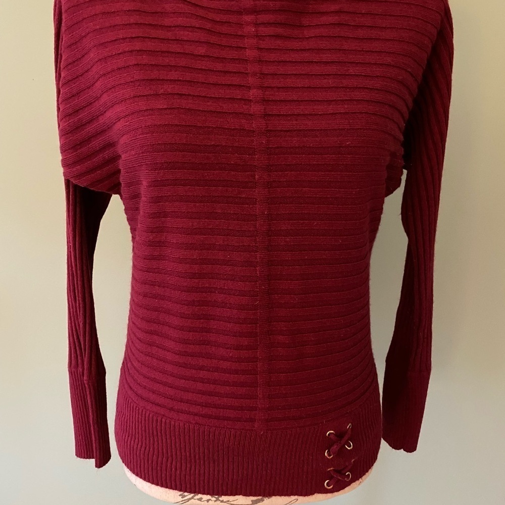 Women's Burgundy Sweater